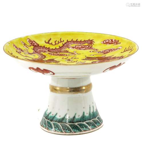 A Polychrome Decor Altar Dish