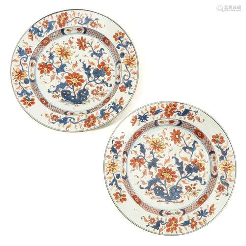 A Pair of Imari Chargers