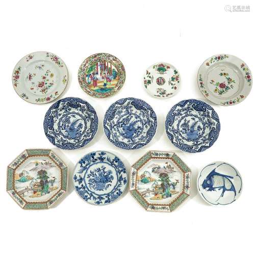 A Collection of 11 Plates