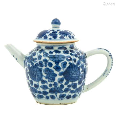 A Blue and White Teapot