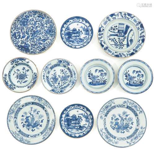 A Collection of 10 Plates