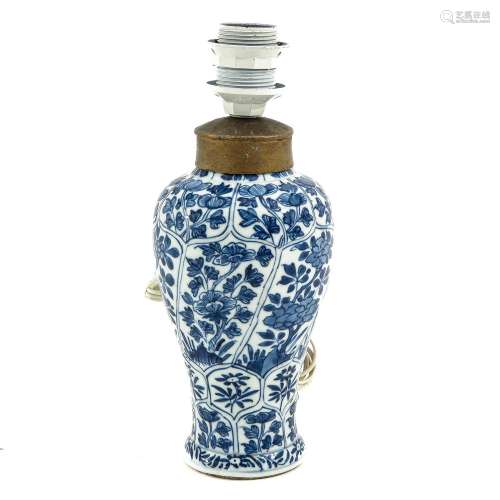 A Blue and White Lamp