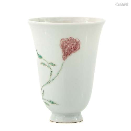 A Famille Rose Cup