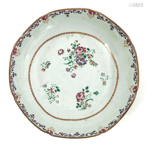 A Famille Rose Serving Dish