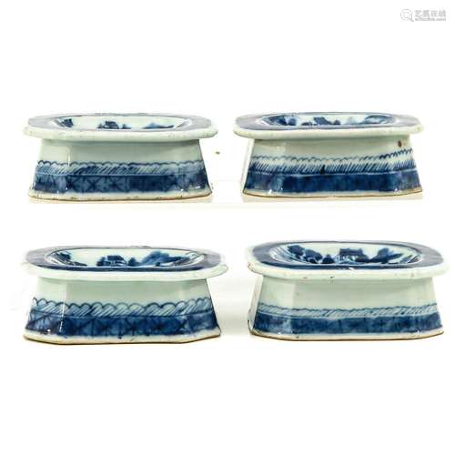 A Series of 4 Salt Cellars