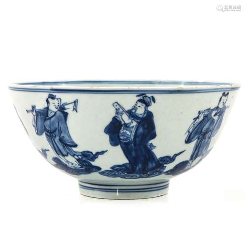 A Blue and White Bowl