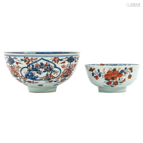 A Lot of 2 Imari Bowls