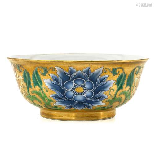 A Polychrome Decor Bowl