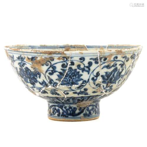 A Blue and White Bowl