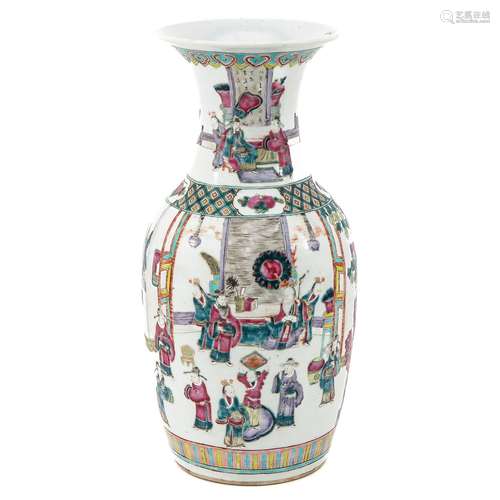 A Famille Rose Vase