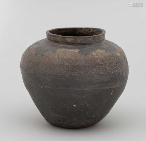 A Korean pottery jar, 6 1/2 in. (16.5 cm.) h.