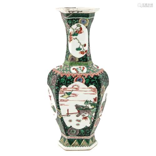 A Famille Verte Vase