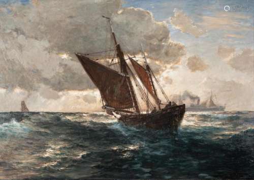 Erwin Carl Wilhelm Gunther, German (1864-1927), Sailing Vess...