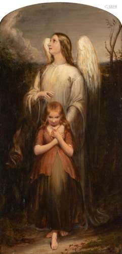 Richard Redgrave, British (1804-1888), Guardian Angel, oil o...