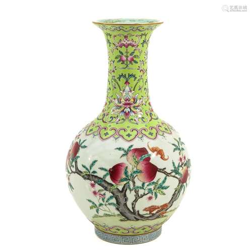 A Famille Rose Vase