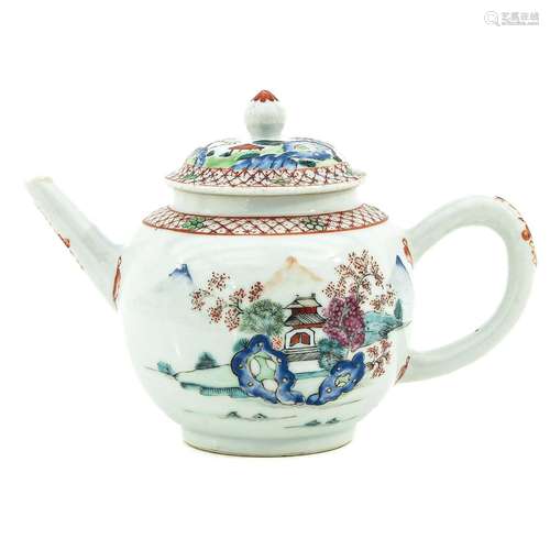 A Famille Rose Teapot