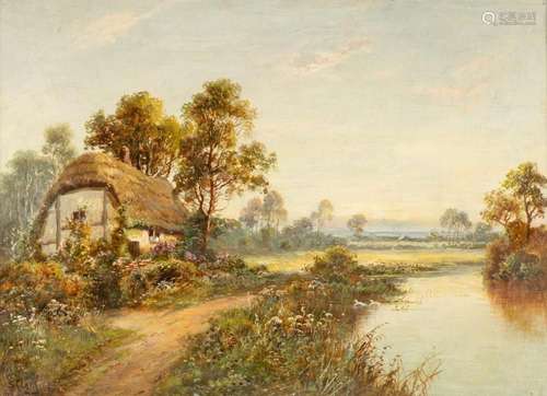 S. Clark, British (19th century), Near Pulborough, oil on ca...