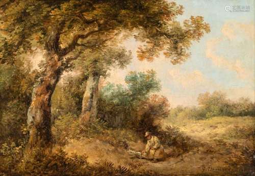 George Morland, British (1763-1804), Scottish Wood Gatherer,...