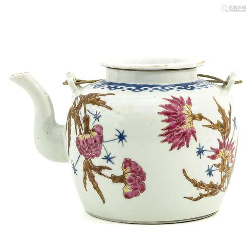 A Famille Rose Teapot