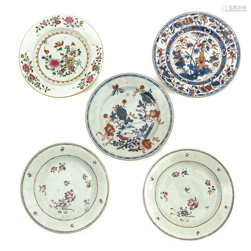 A Collection of 5 Plates