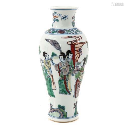 A Famille Verte Vase