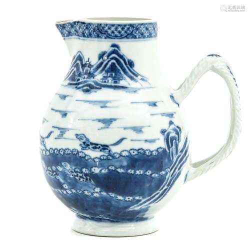 A Blue and White Jug