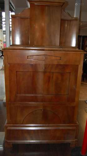 An Italian made walnut secretaire à abattant, 84 x 42 1/2 x ...