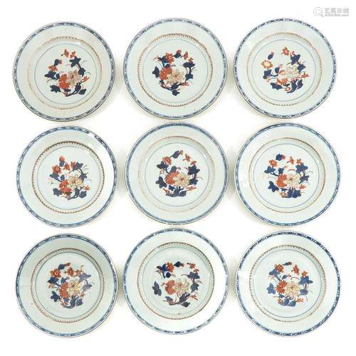 A Series of 9 Plates