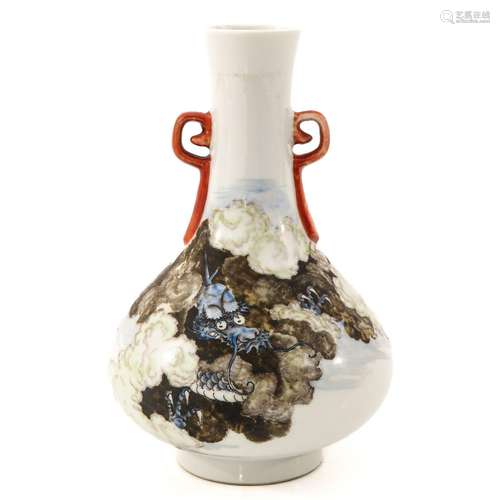 A Polychrome Decor Vase