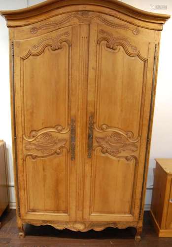 A French Provincial armoire, 89 1/2 x 52 x 21 in. (227.3 x 1...