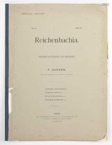 A print from Imperial Edition of Reichenbachia by F. Sanders...