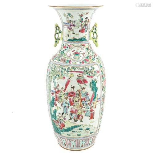 A Famille Rose Vase