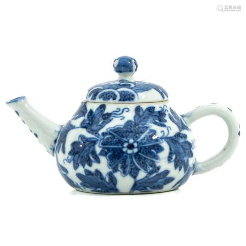 A Blue and White Teapot