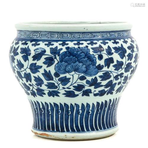 A Blue and White Vase