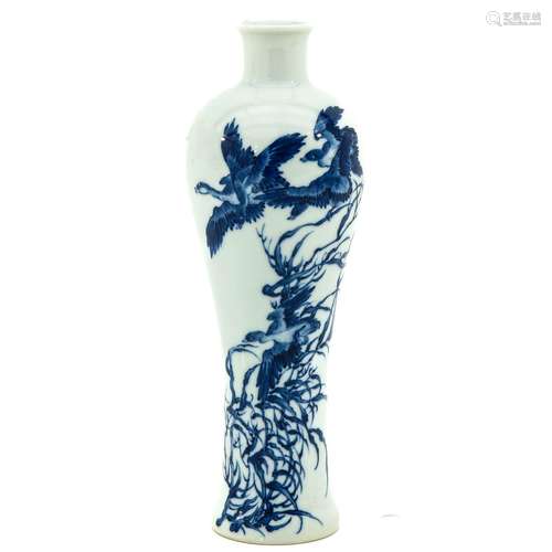 A Blue and White Vase