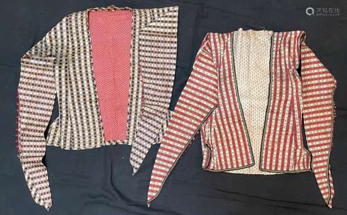 Deux vestes de femme, Dynastie Qajar, Perse XIXe siècle