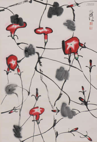 张桂铭 b.1939 牵牛花