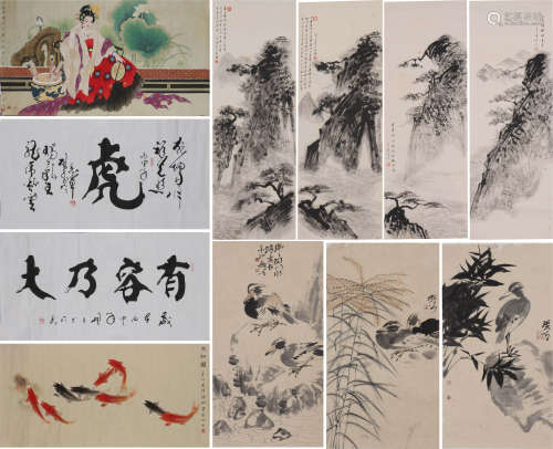 徐璐（b.1982）、王方红（b.1960）、吴荣等 书画作品（7幅）