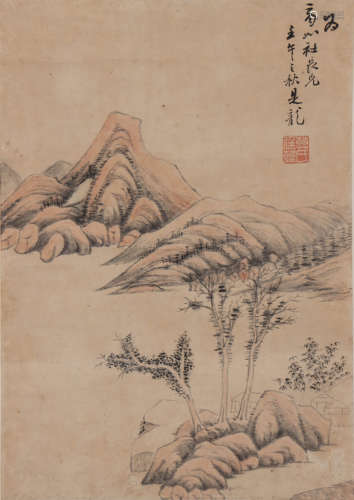 莫是龙 1537-1587 山水清音