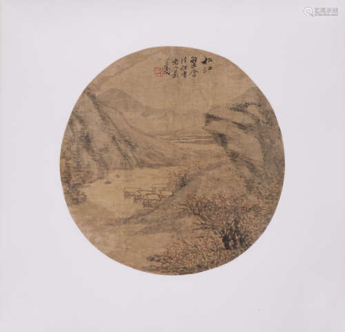 胡公寿 1823-1886 松江蟹舍图