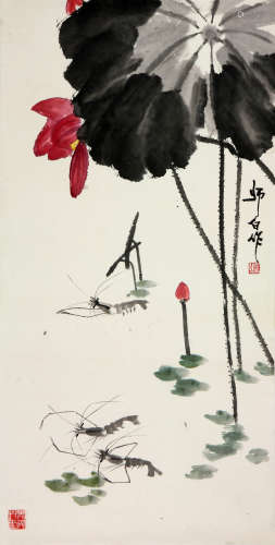 娄师白(1918-2010)荷塘清趣