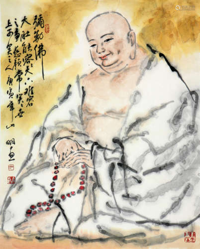 吴山明(1941-2021)弥勒佛