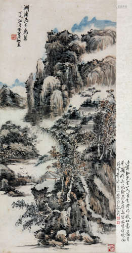 黄宾虹(1865-1955)秋山幽居