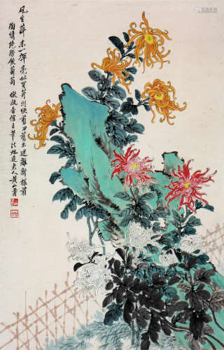黄山寿(1855-1919)秋意延年