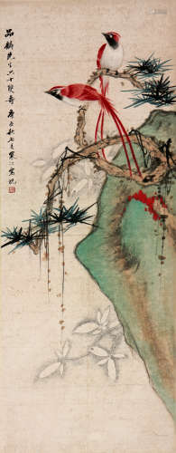 江寒汀(1903-1963)松寿图