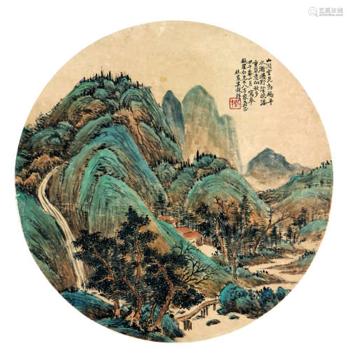 吴毂祥(1848-1903)山居图