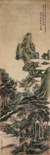仇英(约1498-约1552)松溪高逸图