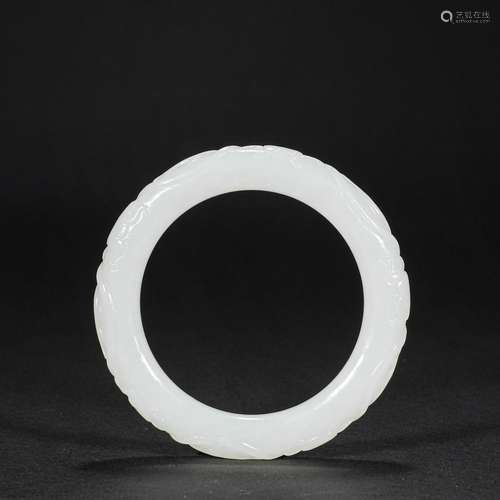 Qing Dynasty Hetian Jade Bracelet