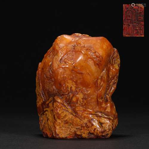 Qing Dynasty Field-Yellow Stone Seal