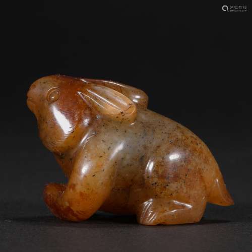 Ming Dynasty Hetian Jade Rabbit